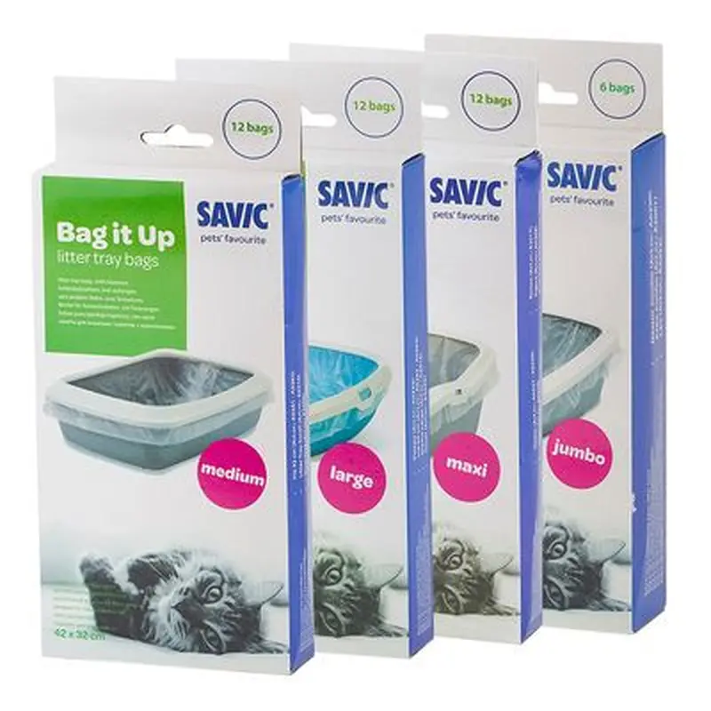 Savic Bag it Up Litter Tray Bags - Saver Pack: Large (3 x 12 bags)