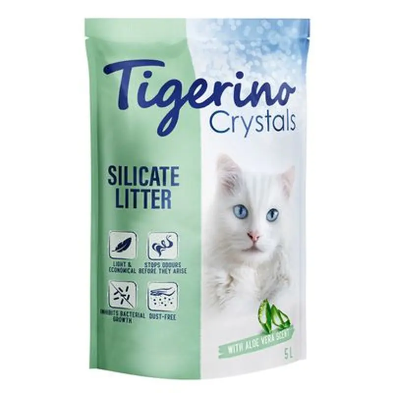 Tigerino Crystals Cat Litter  Aloe Vera - 5 litre