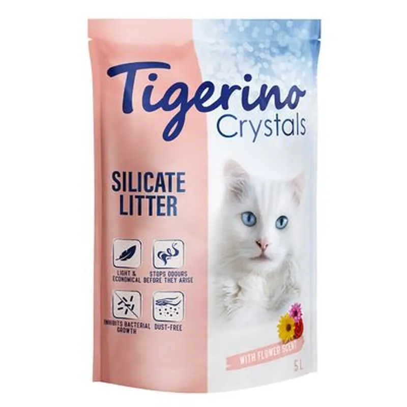 Tigerino Crystals Cat Litter - Blossoms - 5l