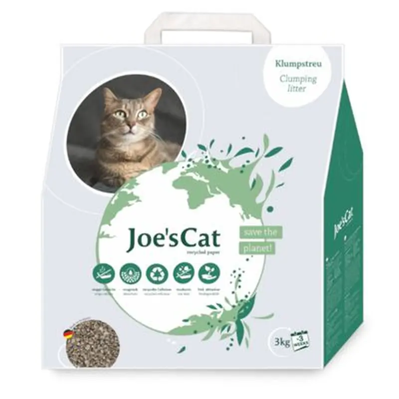 Joe's Cat Recycled Paper Clumping Cat Litter - 8l (3kg)