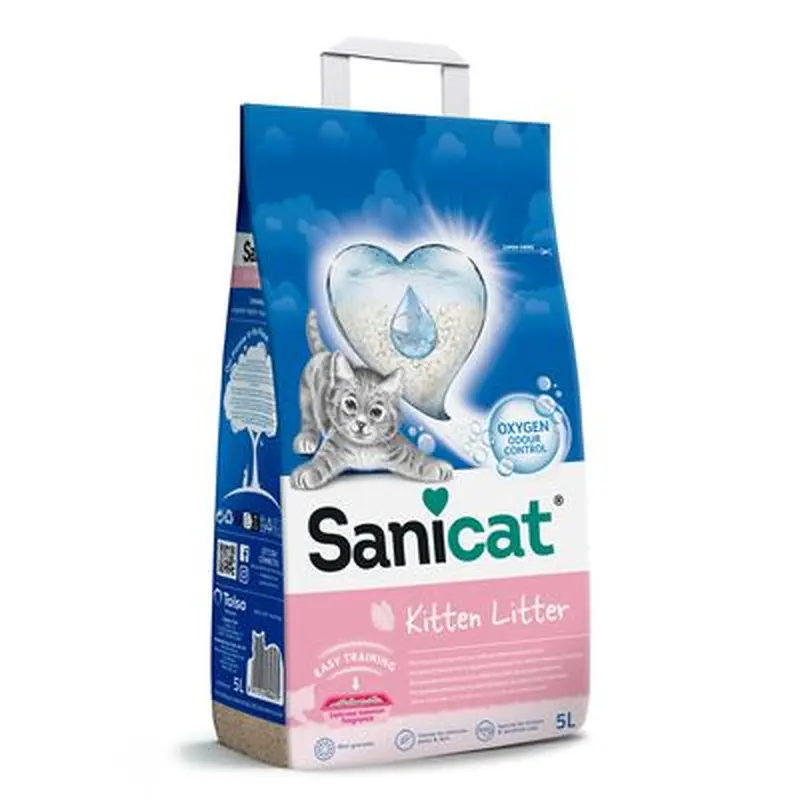Sanicat Kitten Non-Clumping Cat Litter - 5l