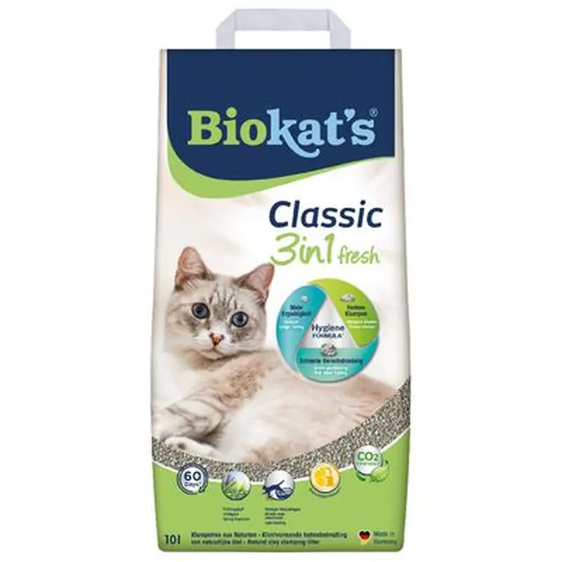 Biokats Classic Fresh 3in1 Cat Litter - 18l