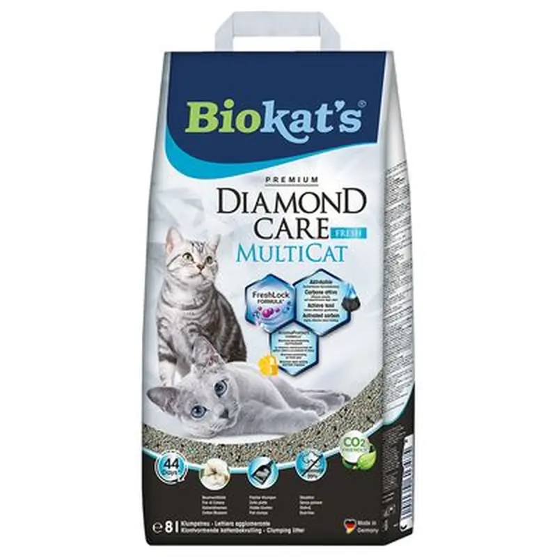 Biokats Diamond Care MultiCat Fresh Cat Litter - 8l