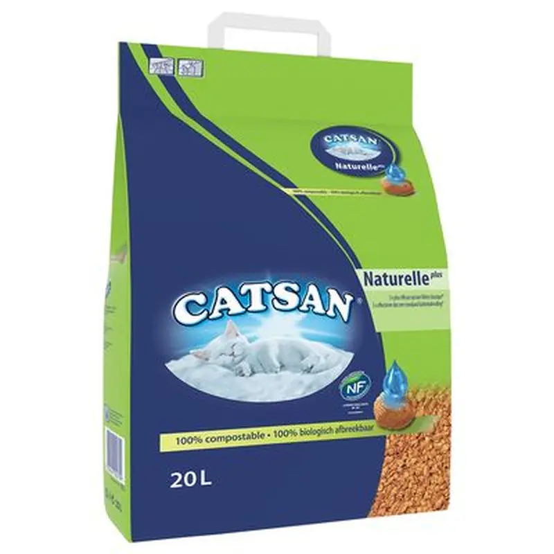 Catsan Naturelle Plus Cat Litter - 20l