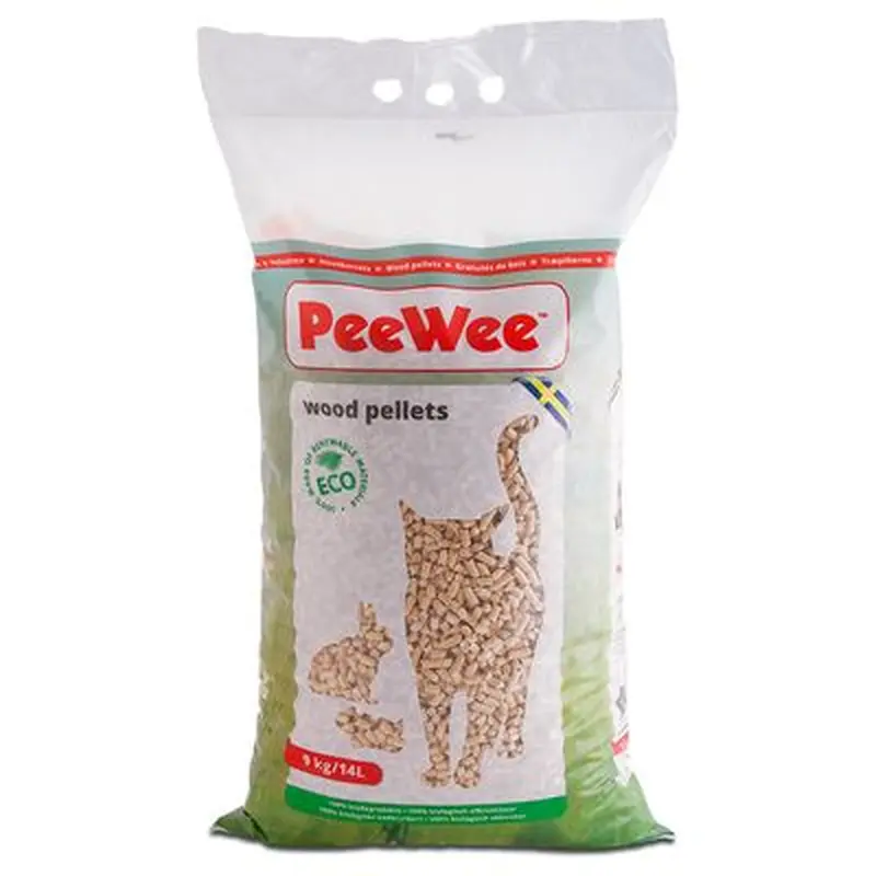 PeeWee Wood Pellets Cat Litter - 3kg