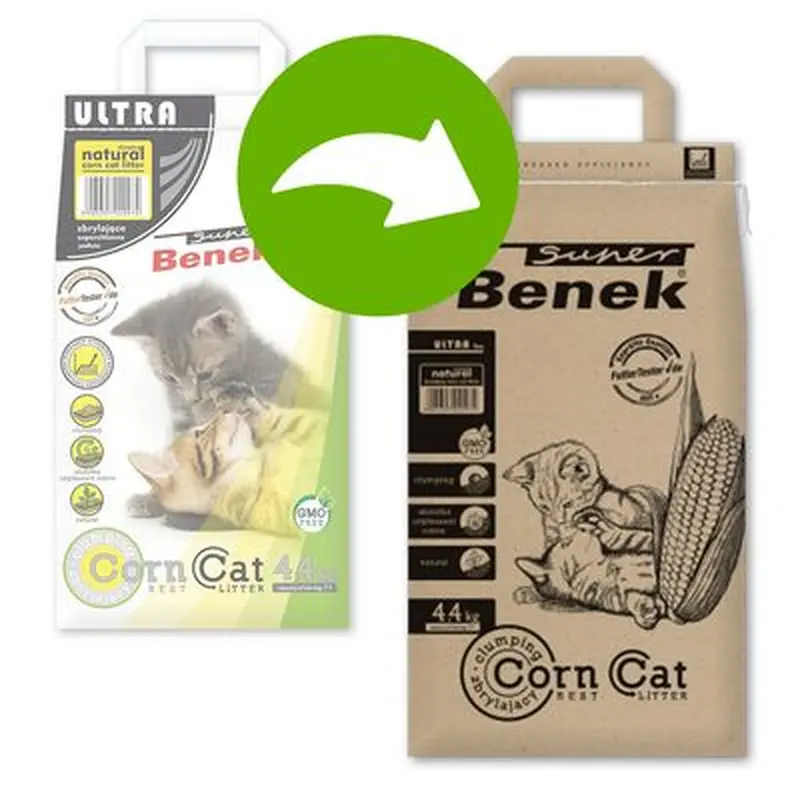 Super Benek Corn Cat Ultra Natural - 35l (approx. 22kg)