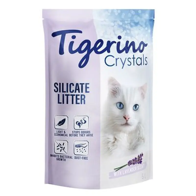 Tigerino Crystals Cat Litter - Lavender - 5l