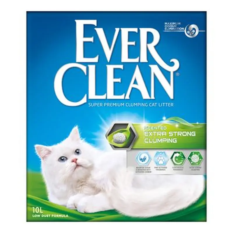 Ever Clean Extra Strong Clumping Cat Litter - Scented - 10l