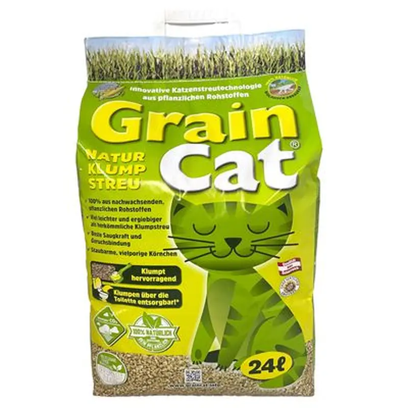 GrainCat Cat Litter - Saver Pack: 2 x 40 litres (23.1kg)
