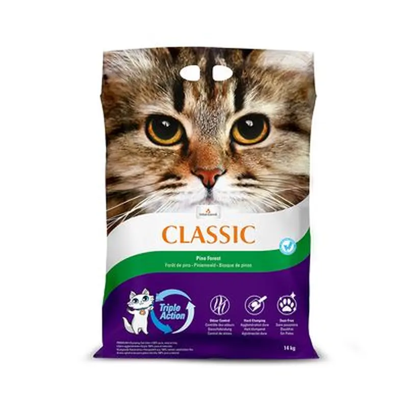 Intersand Classic Pine Forest Scented Cat Litter - 14kg