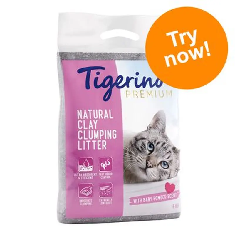 Tigerino Premium Cat Litter Trial Pack - Sensitive - Unscented (6kg)