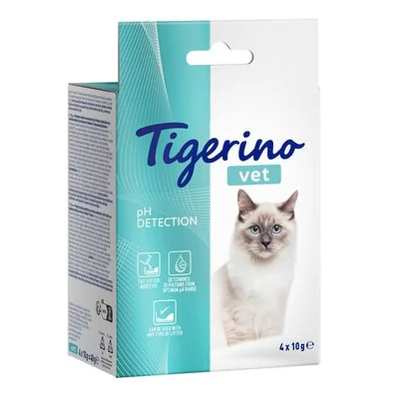 Tigerino Vet Cat Litter Additive - pH Detection - 4 x 10g