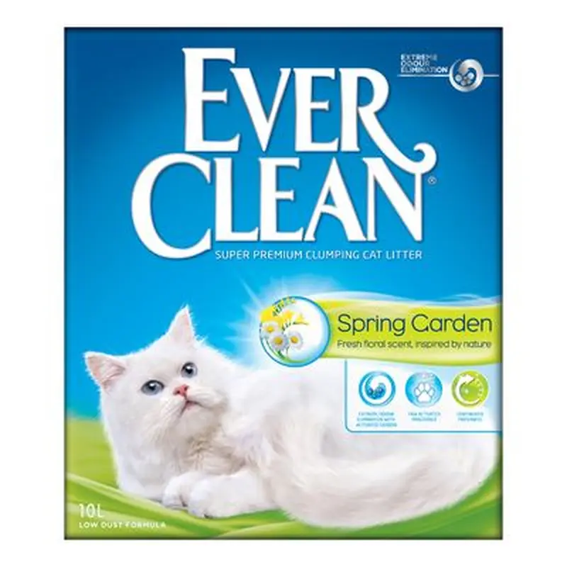 Ever Clean Spring Garden Clumping Cat Litter - Economy Pack: 2 x 10l