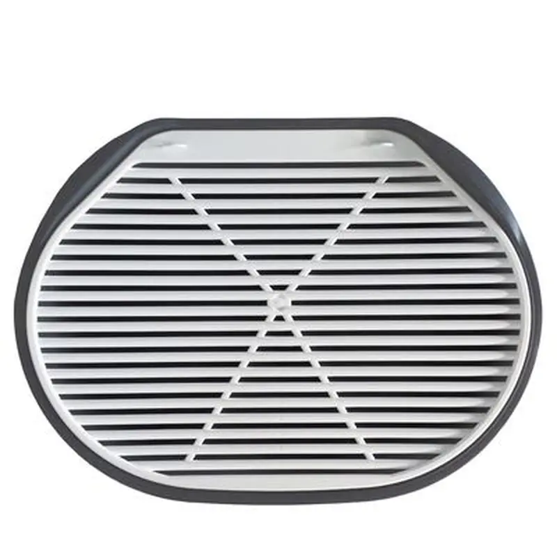 Litter Box Rug - Soft Touch Track Mat - Silver