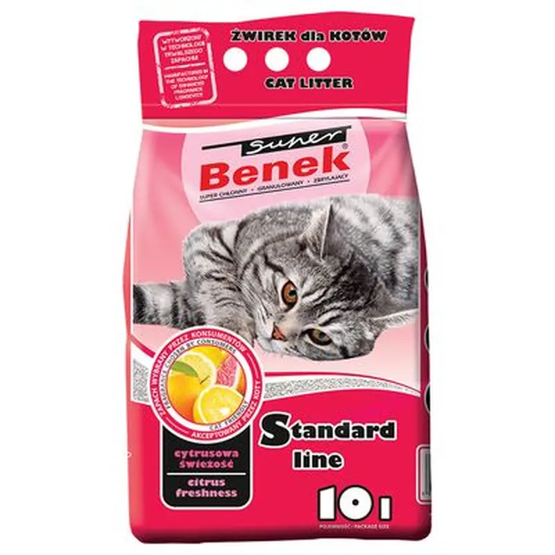 Super Benek Citrus Freshness - Economy Pack: 2 x 10l (approx. 16kg)