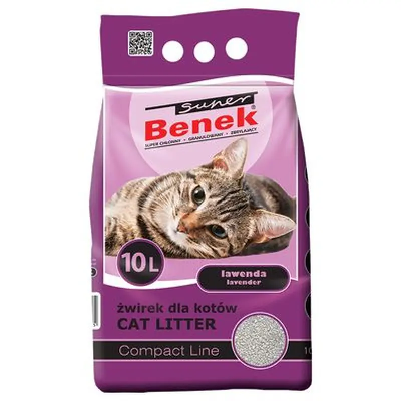 Super Benek Compact Lavender - 25l (approx. 21kg)