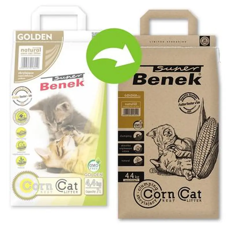 Super Benek Corn Cat Gold - 7l (approx. 4.4kg)