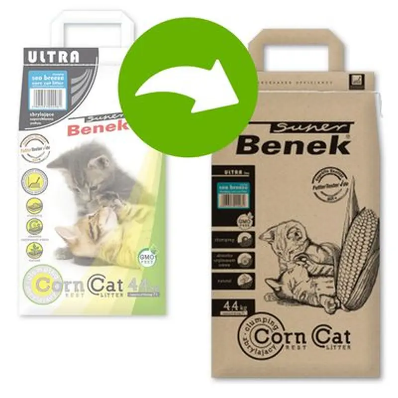Super Benek Corn Cat Ultra Sea Breeze - 7l (approx. 4.4kg)