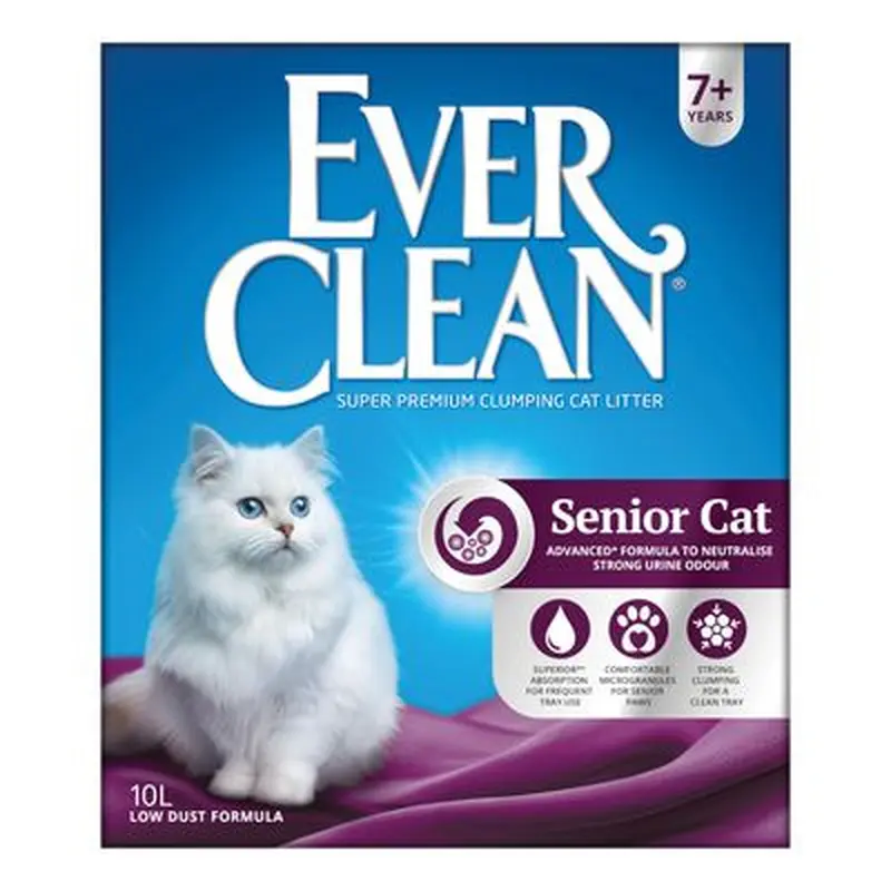 Ever Clean Senior Cat Clumping Cat Litter - Scented - 10l