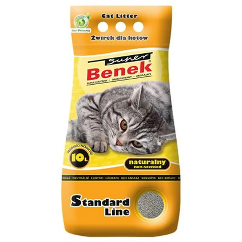 Super Benek Natural Cat Litter - 10l
