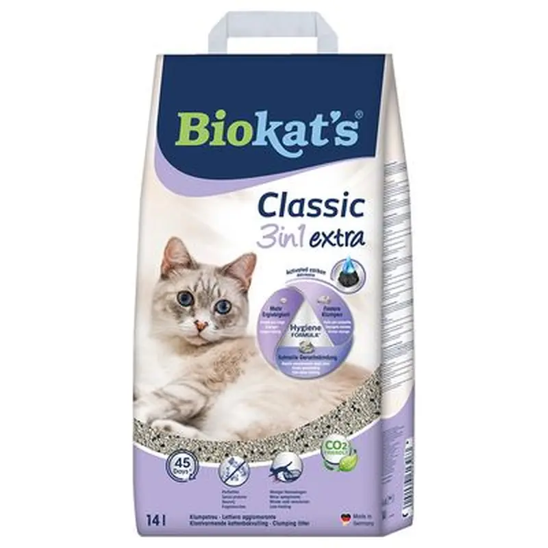 Biokat's Classic 3in1 Extra Cat Litter - 14l
