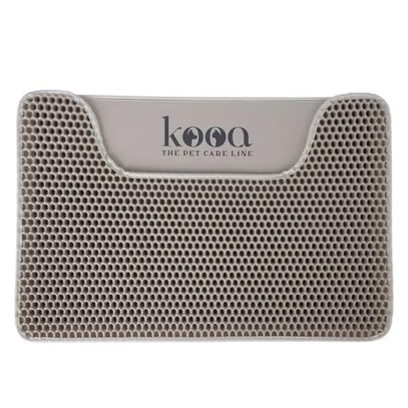 kooa double-layer cat litter mat - marshmallow