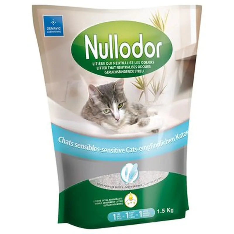 Nullodor Sensitive Cat Litter - Economy Pack: 2 x 1.5kg