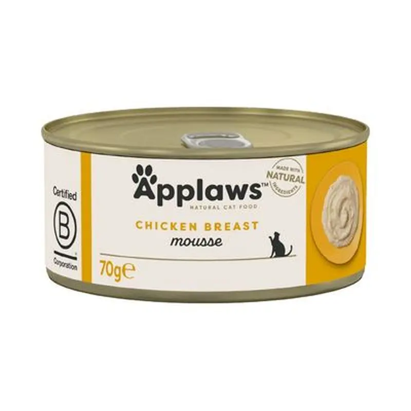 70g Applaws Mousse - Chicken (24 x 70g)