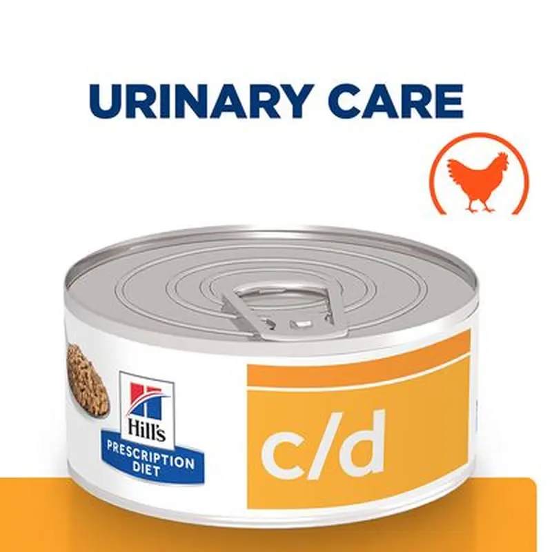 Hill's Prescription Diet Feline c/d Multicare Urinary Care - Saver Pack: 24 x 156g Cans
