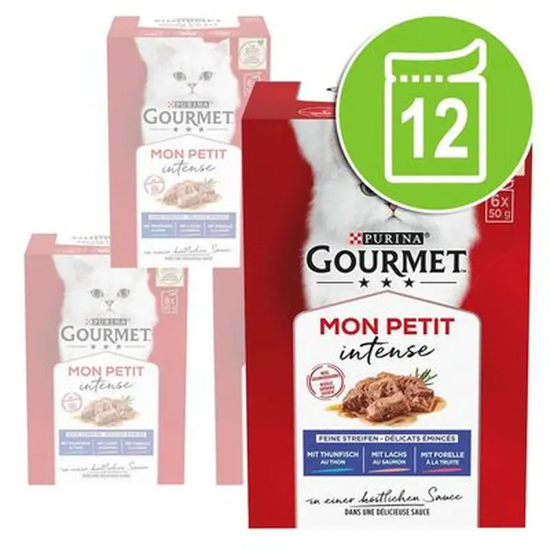 Gourmet Mon Petit Saver Pack 12 x 50g - Mix Meat