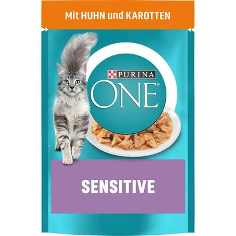 PURINA ONE Sensitive - with Chicken & Carrots (26 x 85g)