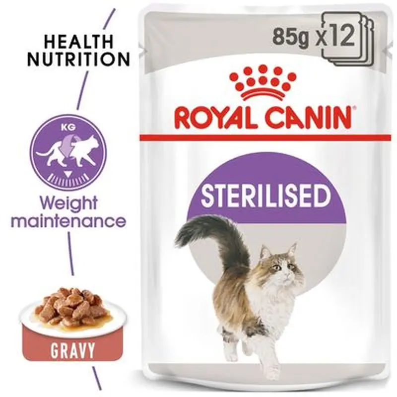 Royal Canin Sterilised in Gravy - 12 x 85g