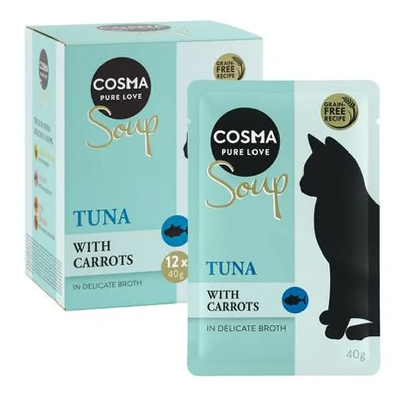 Cosma Soup 12 x 40g - Mix 2 (4 Varieties)