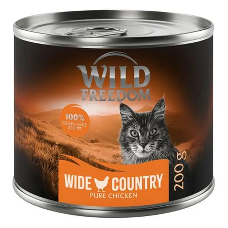 Wild Freedom Adult 6 x 200g - "Green Lands" Chicken with Lamb - Grain-Free