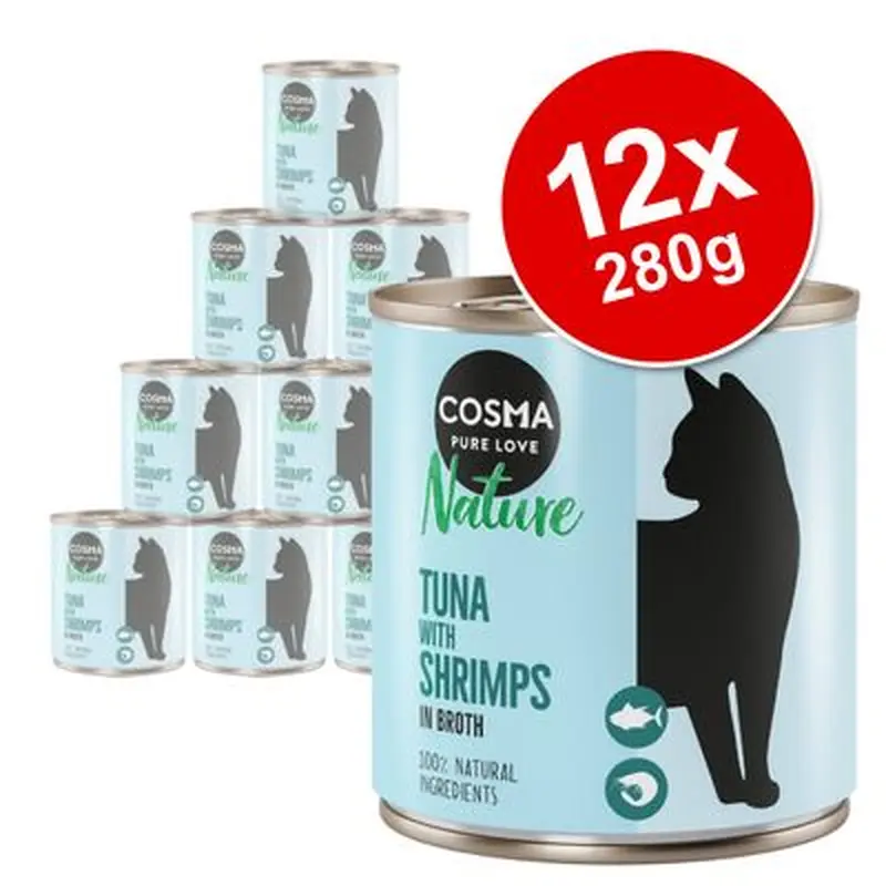 Cosma Nature Saver Pack 12 x 280g - Skipjack Tuna