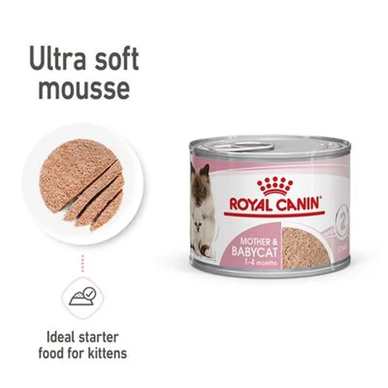 Royal Canin Mother & Babycat Ultra Soft Mousse - Saver Pack: 24 x 195g