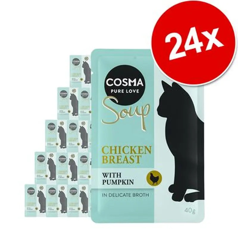 Cosma Soup Saver Pack 24 x 40g - Mix 2 (4 varieties)