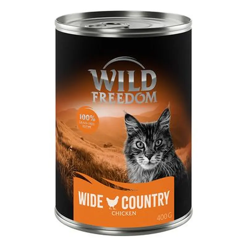 Wild Freedom Adult 6 x 400g - "Green Lands" Chicken with Lamb - Grain-Free