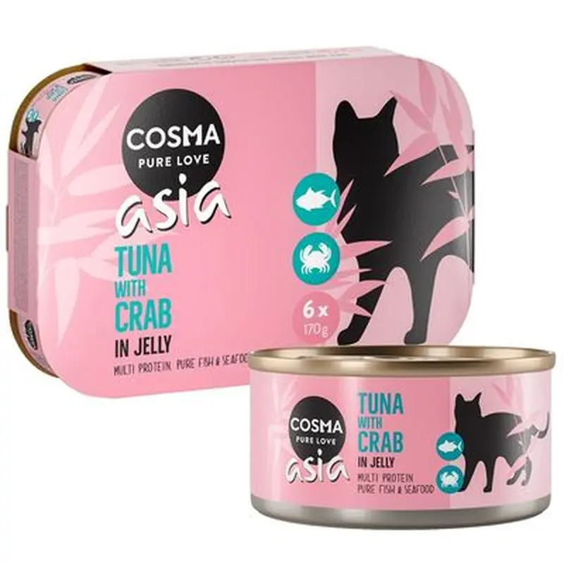 Cosma Asia in Jelly 6 x 170g - Mix Fruits (3 Varieties)