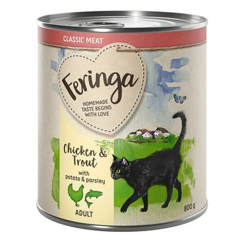 Feringa Classic Meat Menu 6 x 800g - Mixed Pack 2 (Poultry, Lamb & Rabbit, Chicken & Trout)
