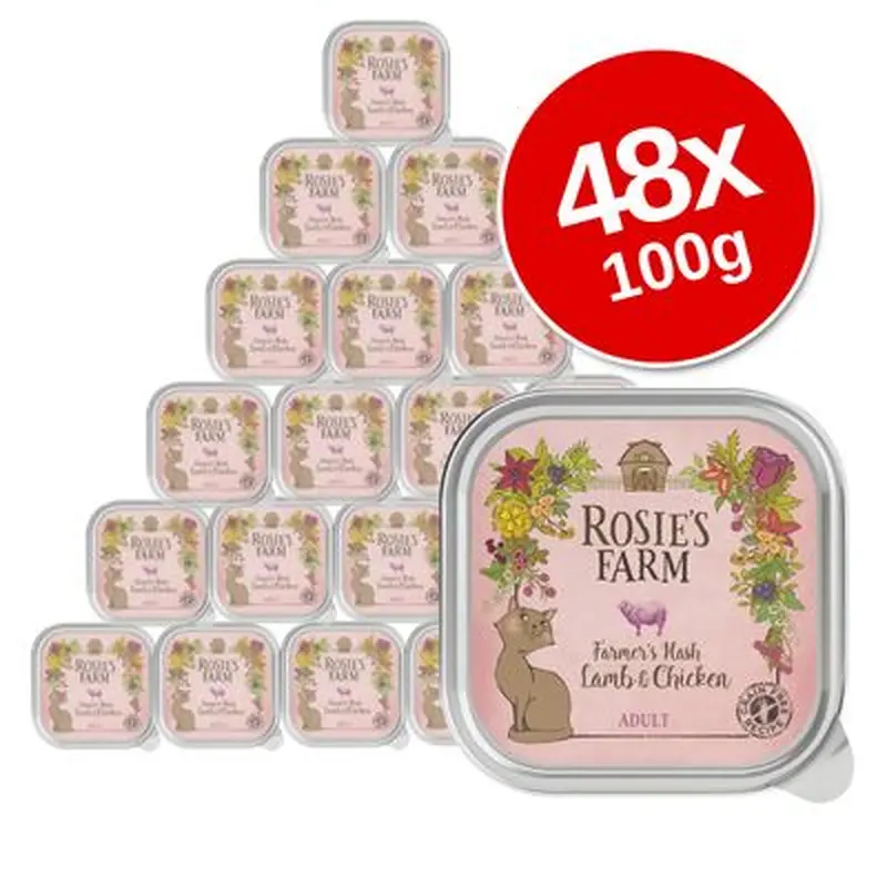 Rosie's Farm Adult Saver Pack Trays 48 x 100g - Adult Mixed Pack (4 varieties)