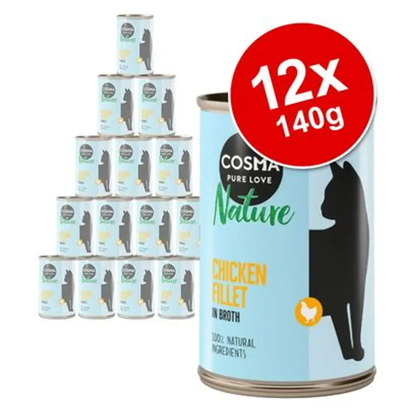 Cosma Nature Saver Pack 12 x 140g - Salmon