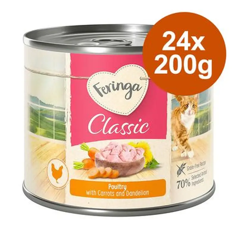 Feringa Classic Meat Menu Saver Pack 24 x 200g - Rabbit & Turkey