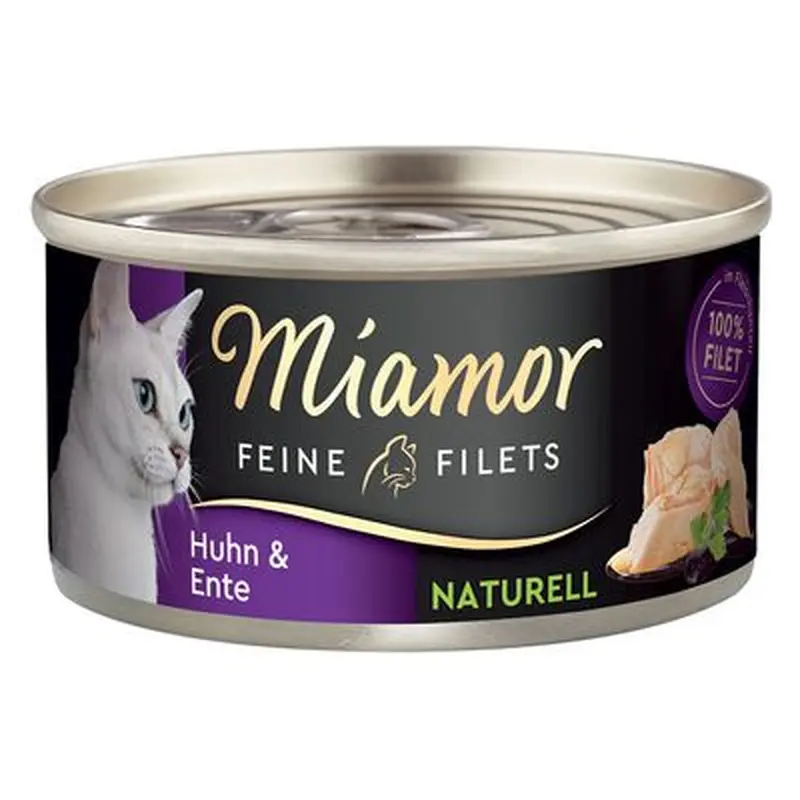 Miamor Fine Fillets Naturelle 6 x 80g - Tuna & Shrimps