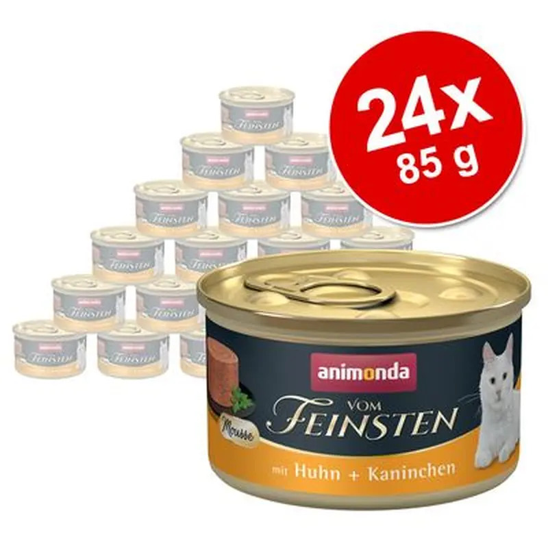 animonda Vom Feinsten Saver Pack 24 x 85g - Mixed Pack (4 varieties)