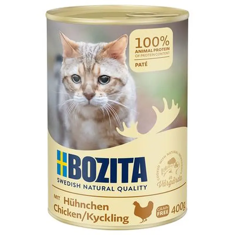 Bozita Canned Food 6 x 400g - Beef Pt