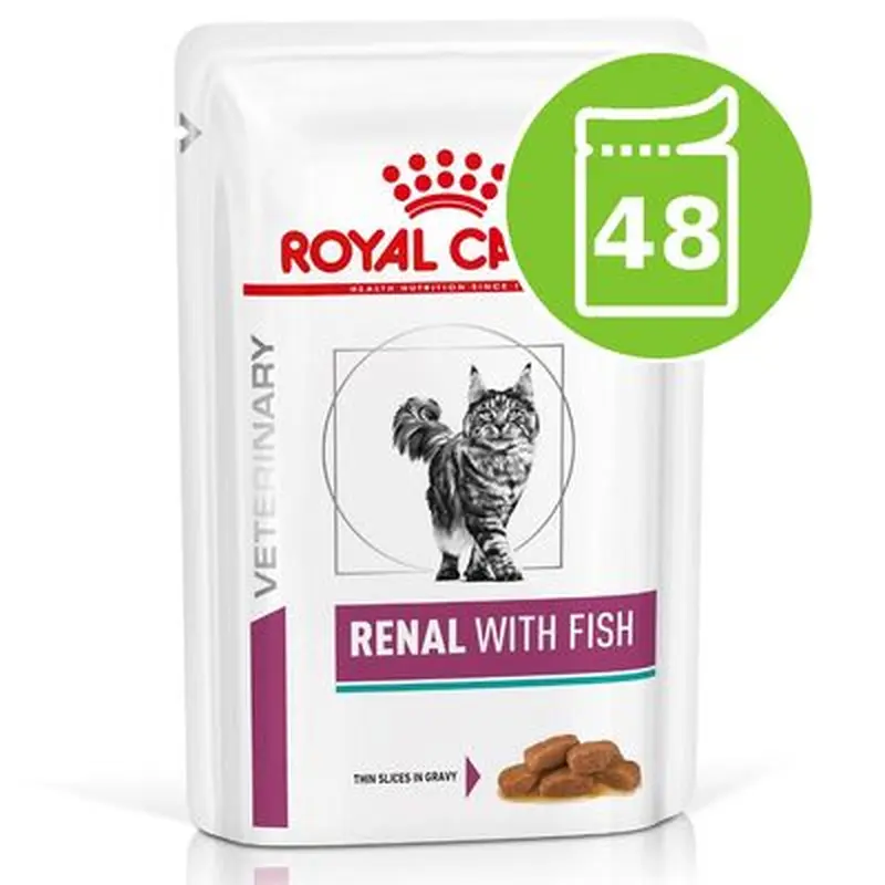 Royal Canin Veterinary Saver Pack 48 x 85g/100g - Renal with Beef (48 x 85g)