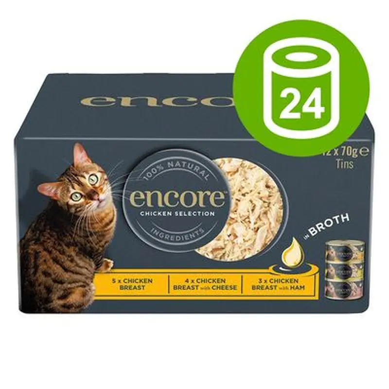 Encore Cans in Broth Saver Pack 24 x 70g - Finest Selection