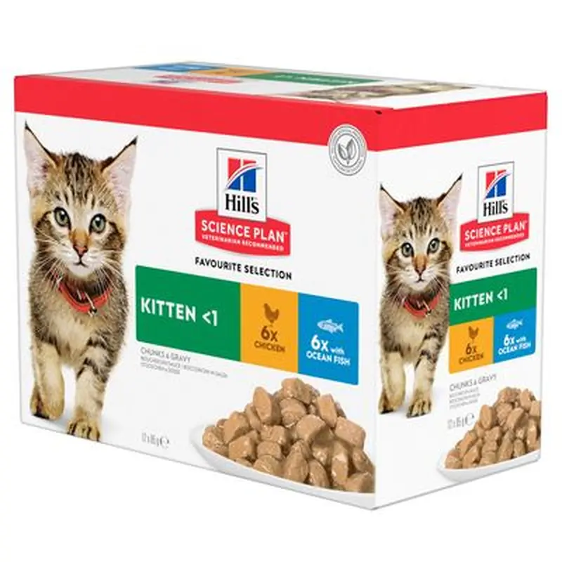 Hill's Science Plan Kitten Pouches - Turkey (12 x 85g)