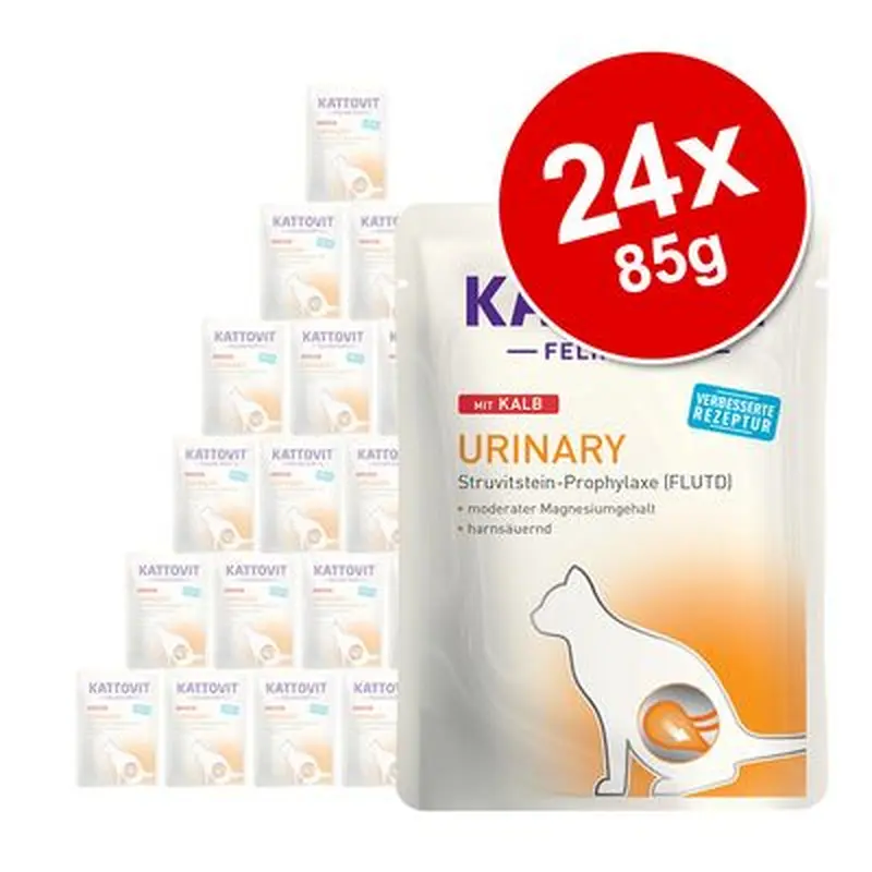 Kattovit Urinary Pouches 24 x 85g - Turkey